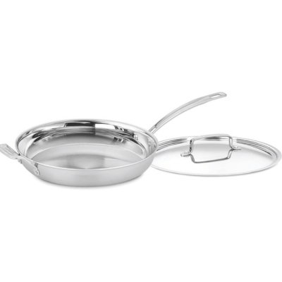 Cuisinart MultiClad Pro Stainless Steel Skillet with Lid

