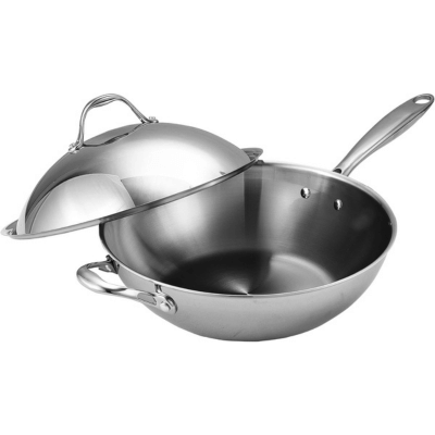 Cooks Standard Multi-Ply Clad Stainless Steel Fry Pan with Lid
