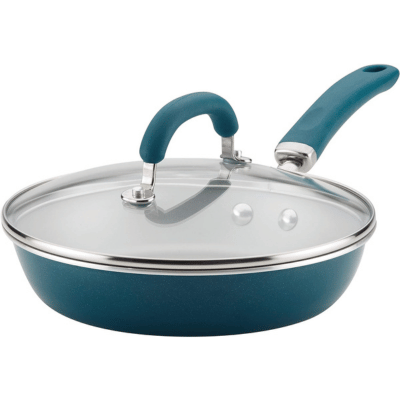 Rachael Ray Create Delicious Stainless Steel Fry Pan with Lid
